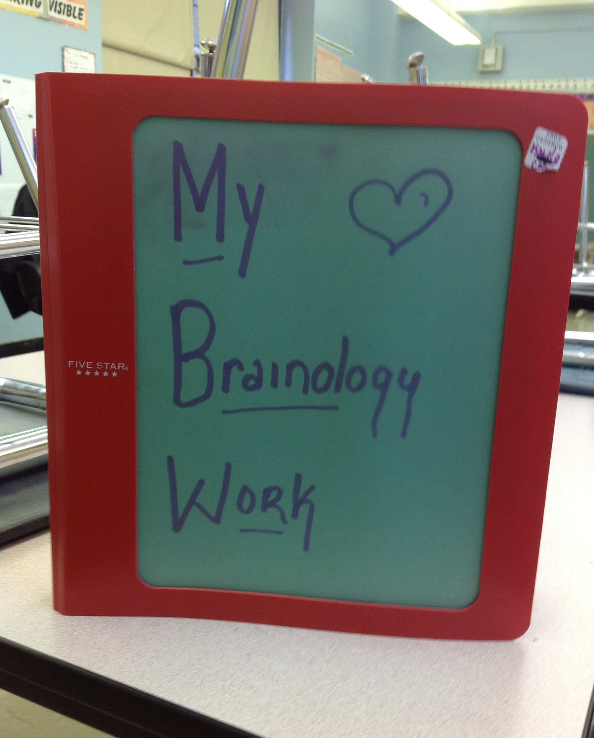 Brainology Binder